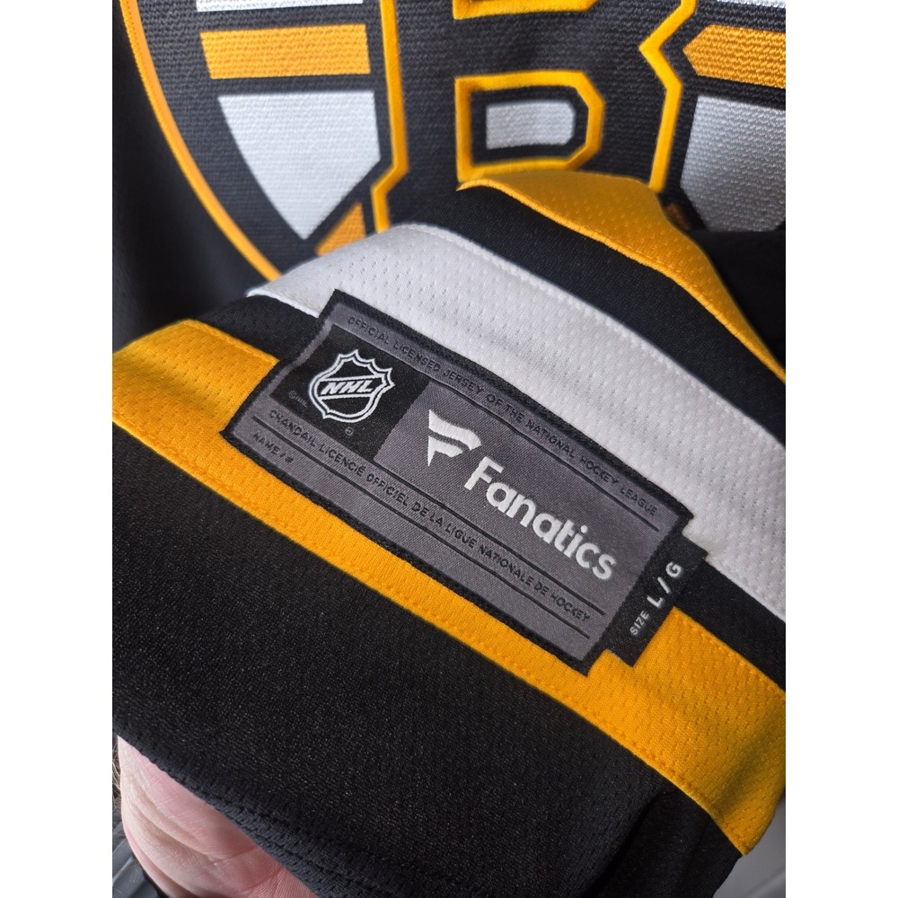 Boston Bruins Fanatics Breakaway Jersey Mens Large New With Tags - Picture 3 of 7